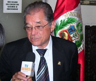 Doctor Luís Fernando Izquierdo Vásquez , rector de la Universidad  Mayor de San Marcos