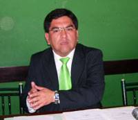 José Ramos Casasola, en conferencia de prensa realizada ayer. 