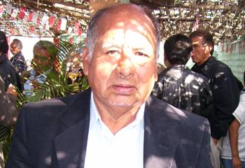 Alcalde de Ihuarí Sr. Juan Carrasco