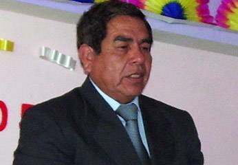 Alcalde del distrito de Sumbilca Andrés Doroteo Cuadros 