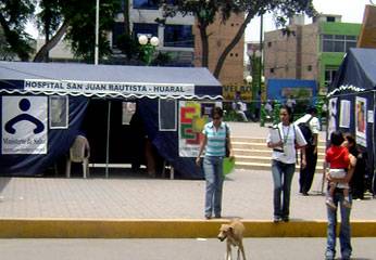 Foto archivo: campaña Hospital de Huaral.