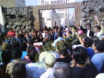 Restos mortales de Juan Silvestre descansan en cementerio La Huaquilla.