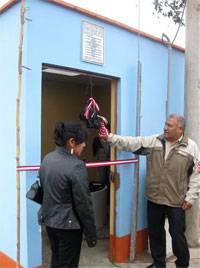 Red de agua potable en Asociación de Vivienda Los Huartos de Santa Isabel 