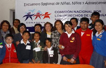 •	Doce escolares de 8 a 17 años se encontrarán con otros de todo el Perú