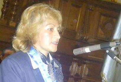 Lic. Rosario Morales Alberca, Past presidenta del Centro Federado de       Periodistas de Lima.