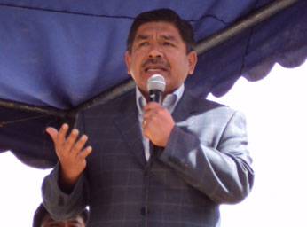 Vicepresidente regional Luís Custodio Calderón.