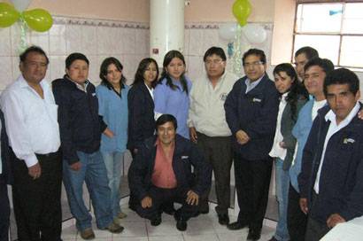 personal del  centro de salud Pacaraos