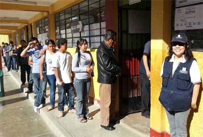 ONPE dará sus primeros resultados oficiales a partir del lunes