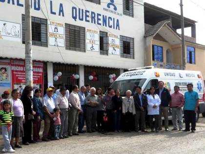 ambulancia al Centro de Salud Querencia