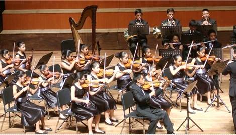 Extraordinaria presentación de la orquesta sinfónica de Chancay en el gran teatro nacional Huaralenlinea.com