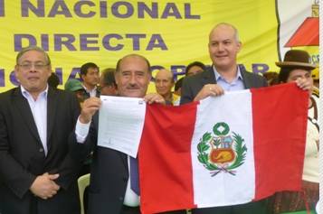 Democracia directa y bloque nacional popular firman acuerdo por un nuevo Perú Huaralenlinea.com