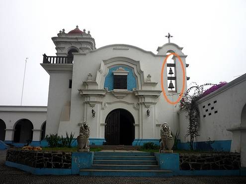 Se robaron las campanas de bronce de la capilla La Inmaculada de la ex hacienda de Huando