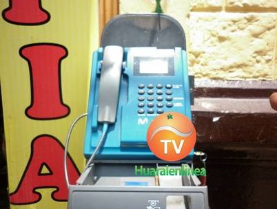 Roban teléfono público al costado de la comisaria de Huaral