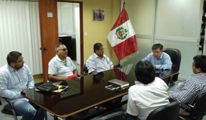 Nelson Chui se reúne con Presidente de la Junta de usuarios Chancay Huaral