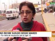 Docente contratada del Colegio Nuestra Señora de Carmen no recibe sueldo desde marzo