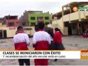 Clases se reiniciaron con éxito en Huaral
