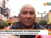 Dirigente de Vehículos Menores sostiene que ordenanza tiene errores