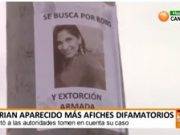 Esposo difama a su mujer acusándola de extorsionadora en afiches