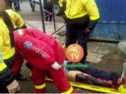 Hombre sufre fracturas por caer de andamio en el sector de Jorge Chávez – Huaral