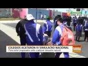 Colegio Los Naturales de Huaral acataron IV Simulacro Nacional