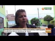 Entregan materiales a 24 maestros fortalezas de Huaral