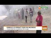 Explosión de balón de gas deja en la calle a una familia en Huaral