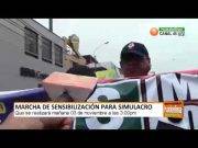 En Huaral realizan pasacalle de sensibilización previo a simulacro de sismo