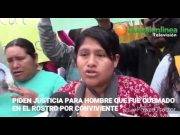 Protesta por liberación de agresora (VIDEO)