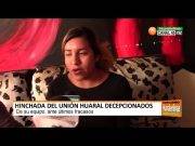 Hinchada del Unión Huaral decepcionados