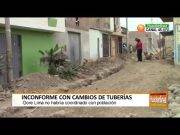 Inconforme con cambios de tuberías en Lotizadora San Carlos