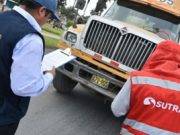Sutran realiza operativos para fiscalizar transporte de carga pesada en Panamericana Norte
