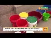 Sector de Las Viñas no cuenta con el servicio agua desde el sábado (Video)