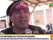 Club de moteros M.F estuvo en Huaral disfrutando del Chancho al Palo en el Boulevard Gastronómico