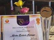 Lideresa Martha Baldeón recibio «Reconocimiento a la Excelencia y Calidad 2017”