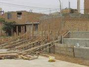 Se viene construyendo losa deportiva en Angélica Morales