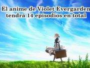 El anime de Violet Evergarden tendrá 14 episodios en total