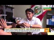 Promotor del colegio Ingenieros UNI todo listo para iniciar el año escolar 2018