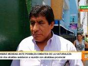 Alcalde de Ihuari: “Estamos en alerta y ningún alcalde de la sierra asistió a la reunión”
