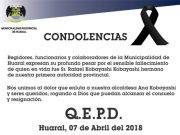 Sentidas condolencias a alcaldesa Ana Kobayashi por el fallecimiento de su hno. Rafael Kobayashi