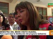Ministra del Midis visitó Huaral