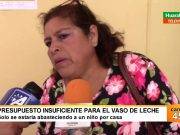 Patricia Tineo: “Presupuesto es insuficiente para reparto del vaso de leche”