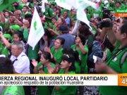 ¡Fuerza Regional¡, inauguró local partidario ante masiva presencia de militantes y simpatizantes.