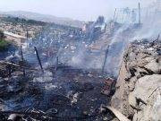 Sayan: incendio consumió seis viviendas en Irrigación Santa Rosa
