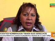 Docentes nombrados tienen sus derechos retorno de profesora en licencia no perjudica a alumnos