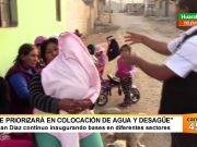 Diaz Amado: “Se priorizará proyectos de Agua y Desagüe”