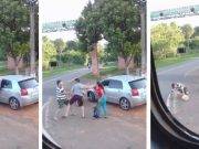 Novio pensó que su suegro era el amante de su pareja y le dio tremenda paliza