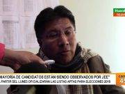 Presidente del JEE informó que mayoría de listas han sido declaradas inadmisibles