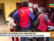 Maestros en huelga cuestionan oportunismo de quienes se prestan como reemplazantes
