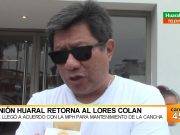 Unión Huaral retorna al Lores Colán se llegó a acuerdo con la MPH