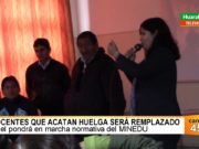 Docentes que siguen en huelga será reemplazado mañana lunes en 11 colegios de Huaral